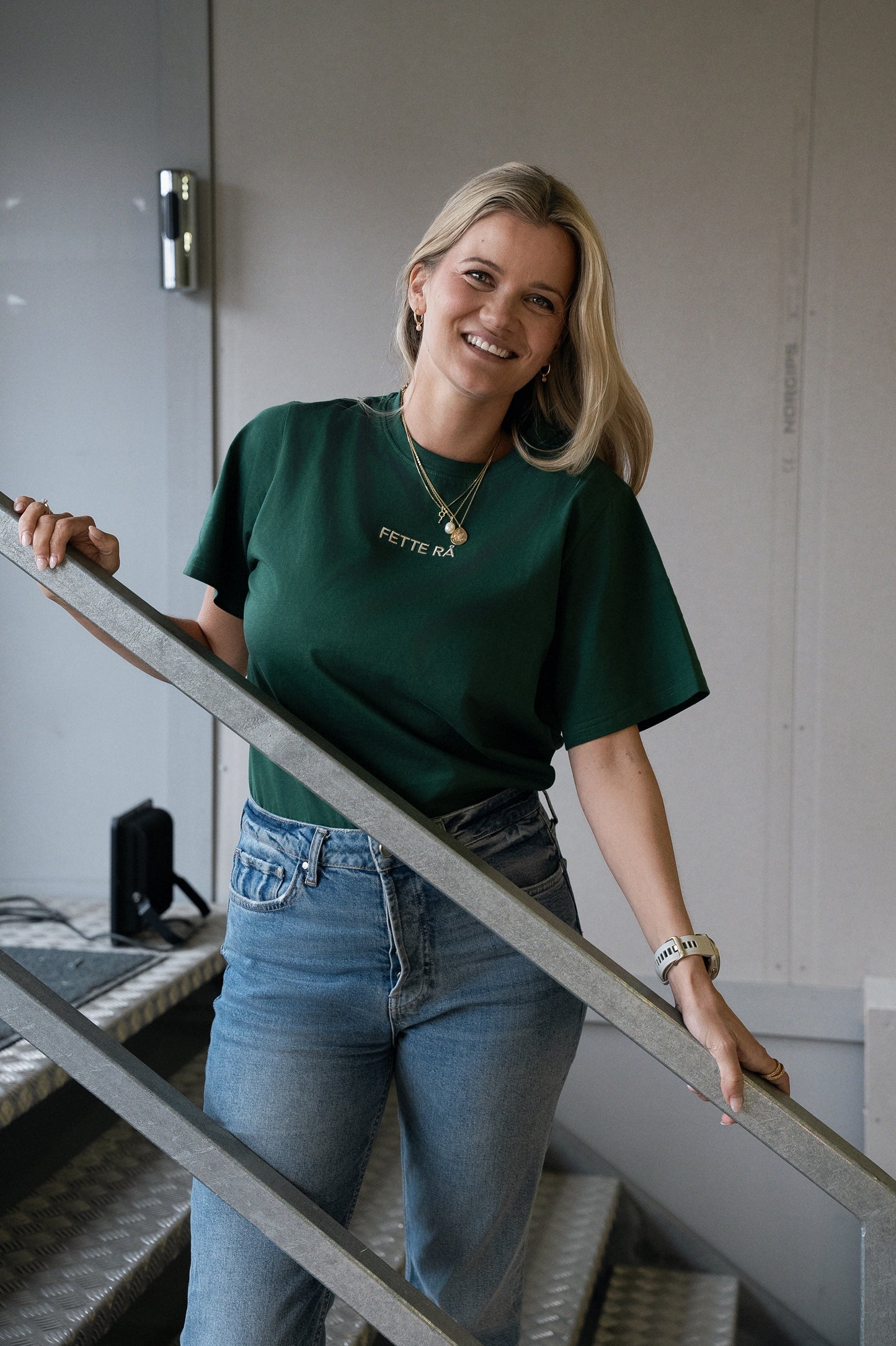 Grønn Fette Rå T-skjorte