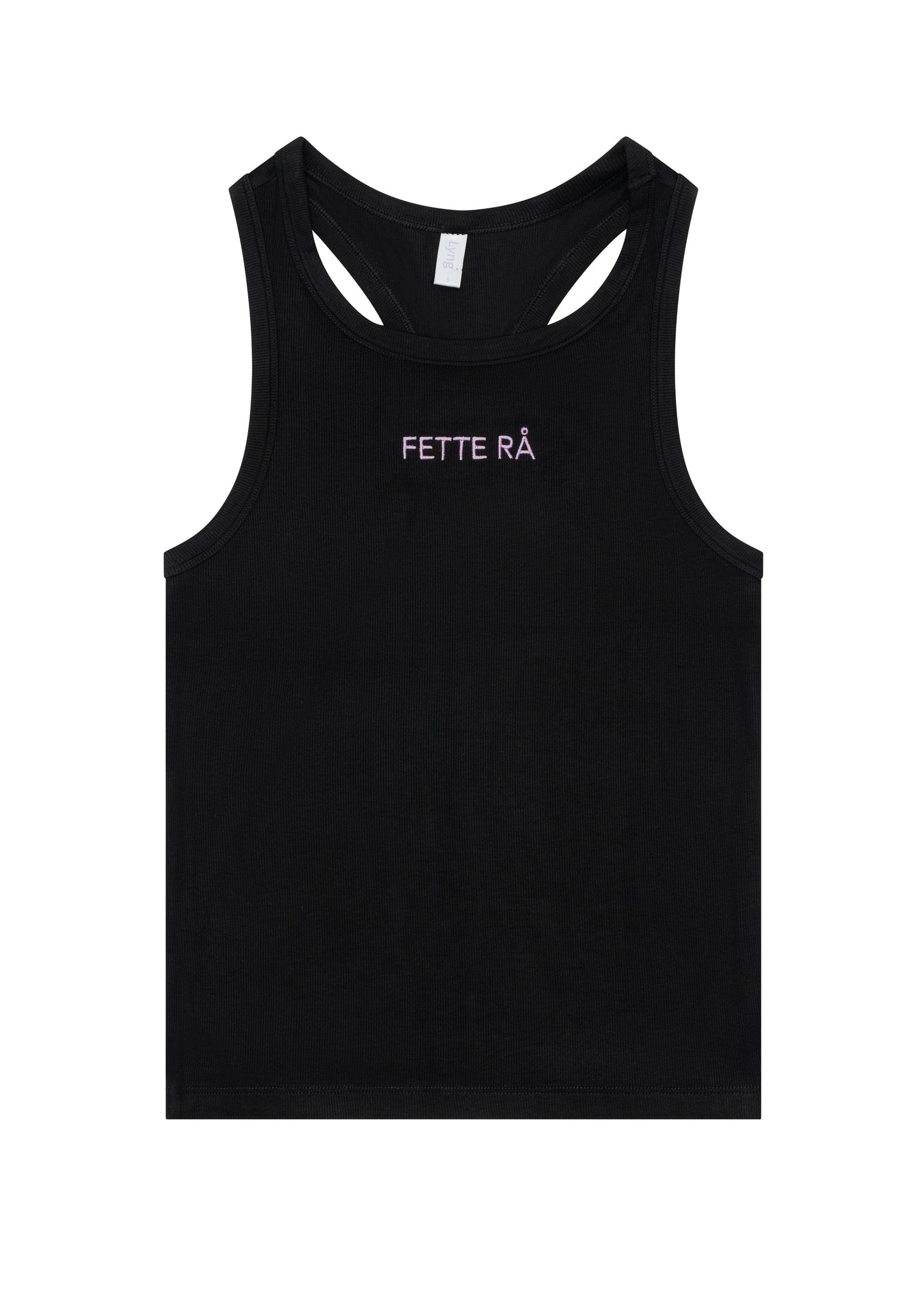 Svart Lyng Tank Top -  Fette rå