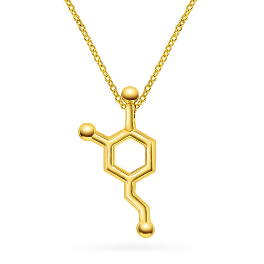 Dopamin smykke i 14 karat Gull