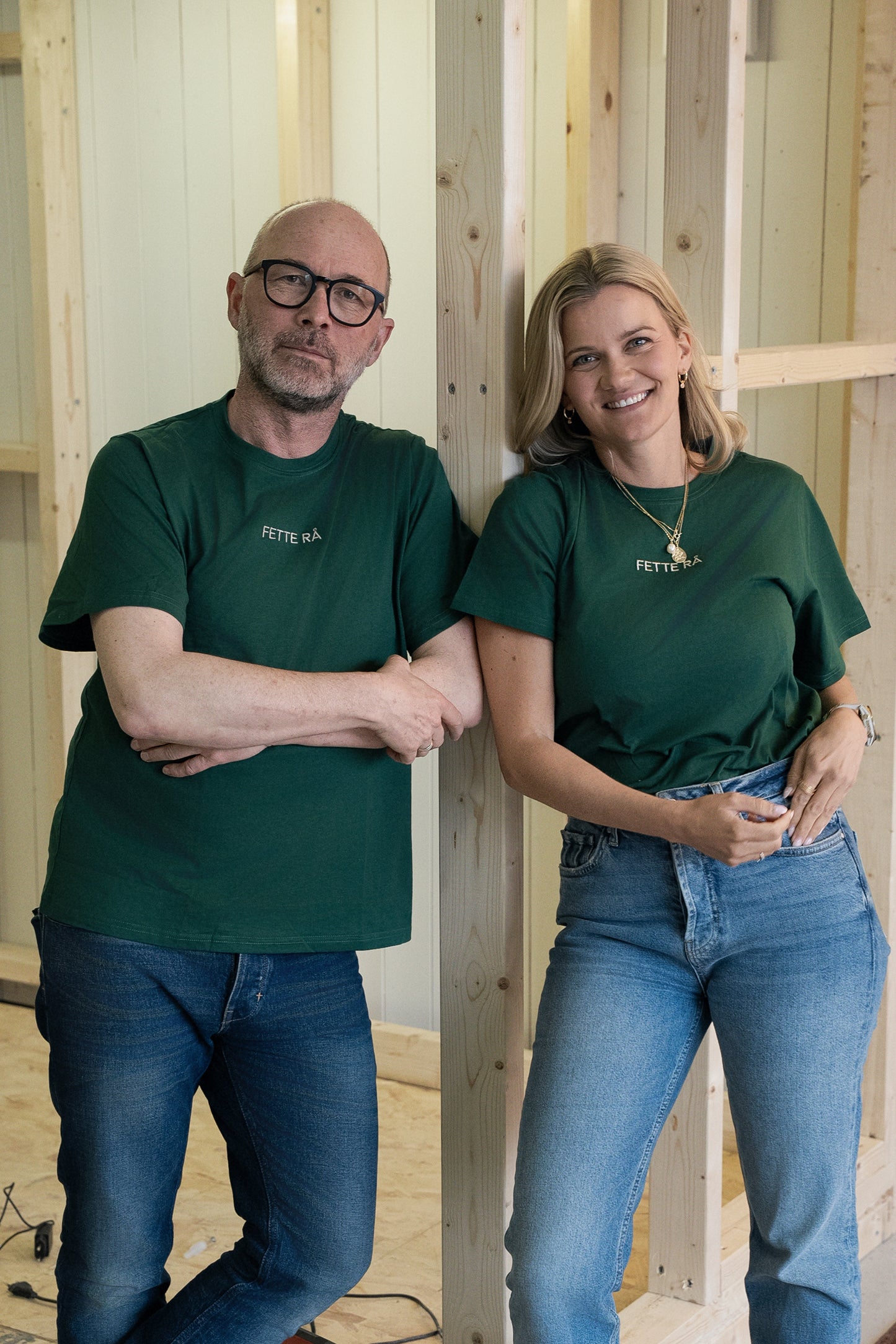 Grønn Fette Rå T-skjorte