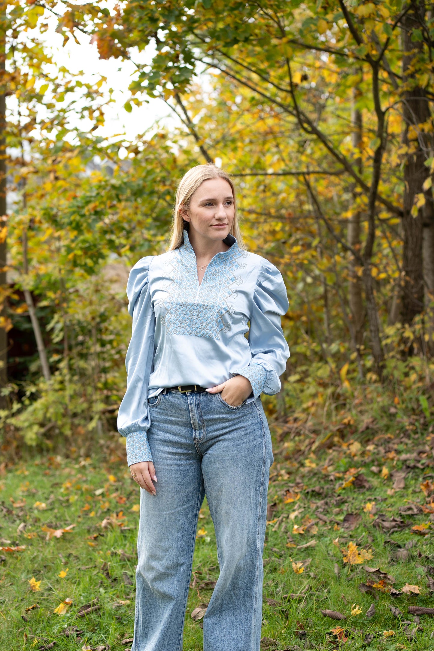 Drømmebluse Lys Blå