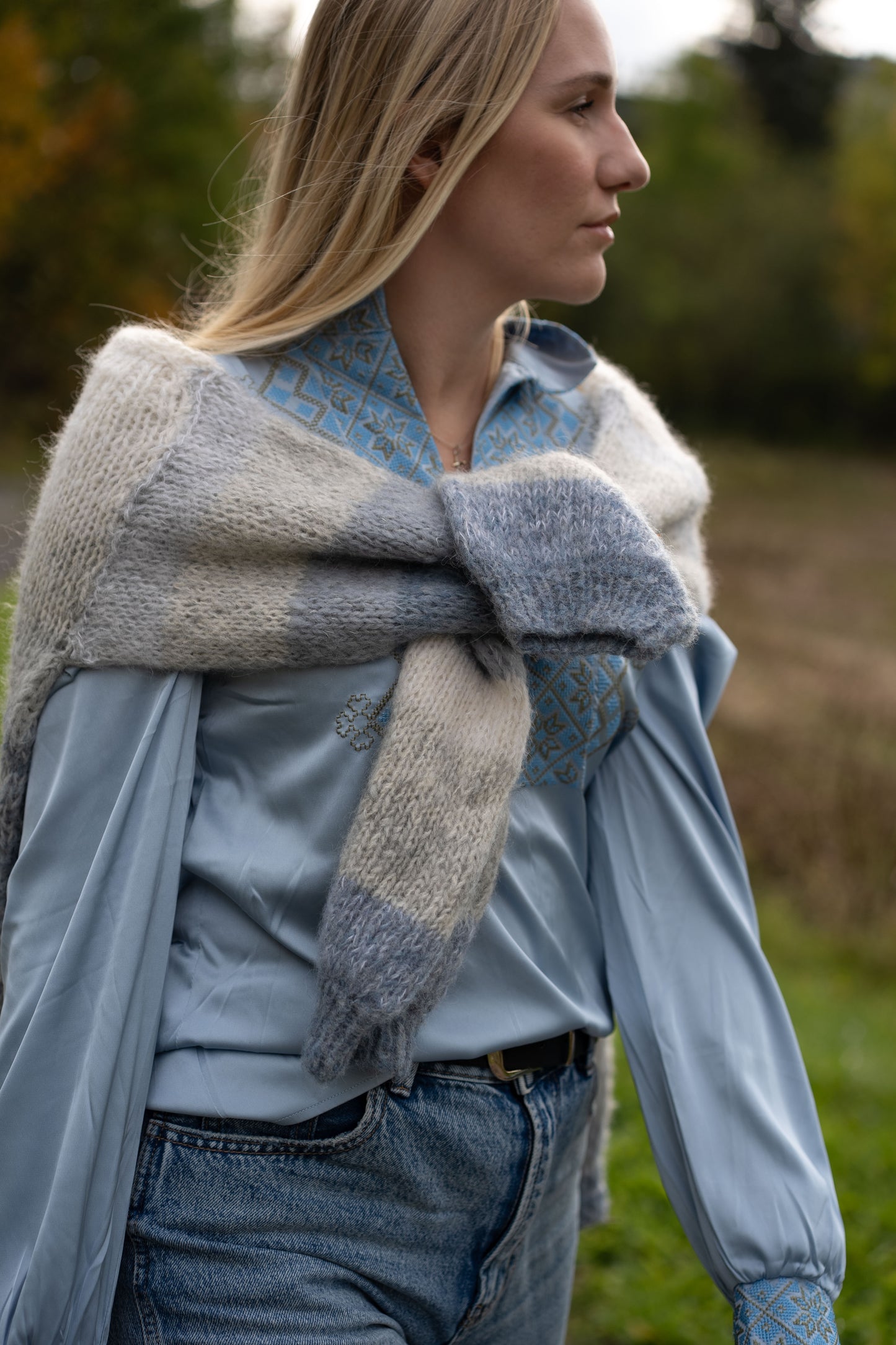 Drømmebluse Lys Blå