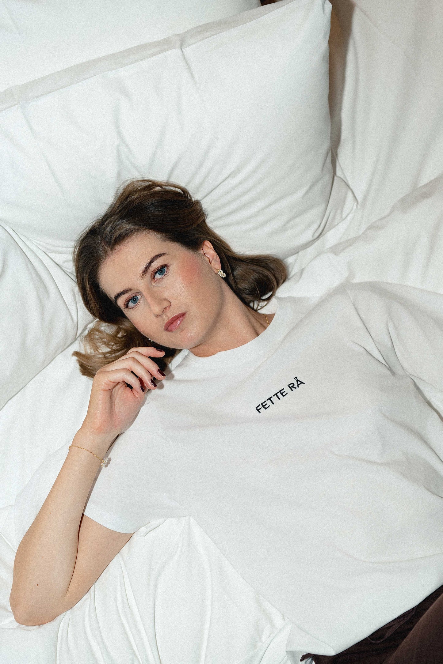 Lyng Fette Rå T-skjorte - Hvit