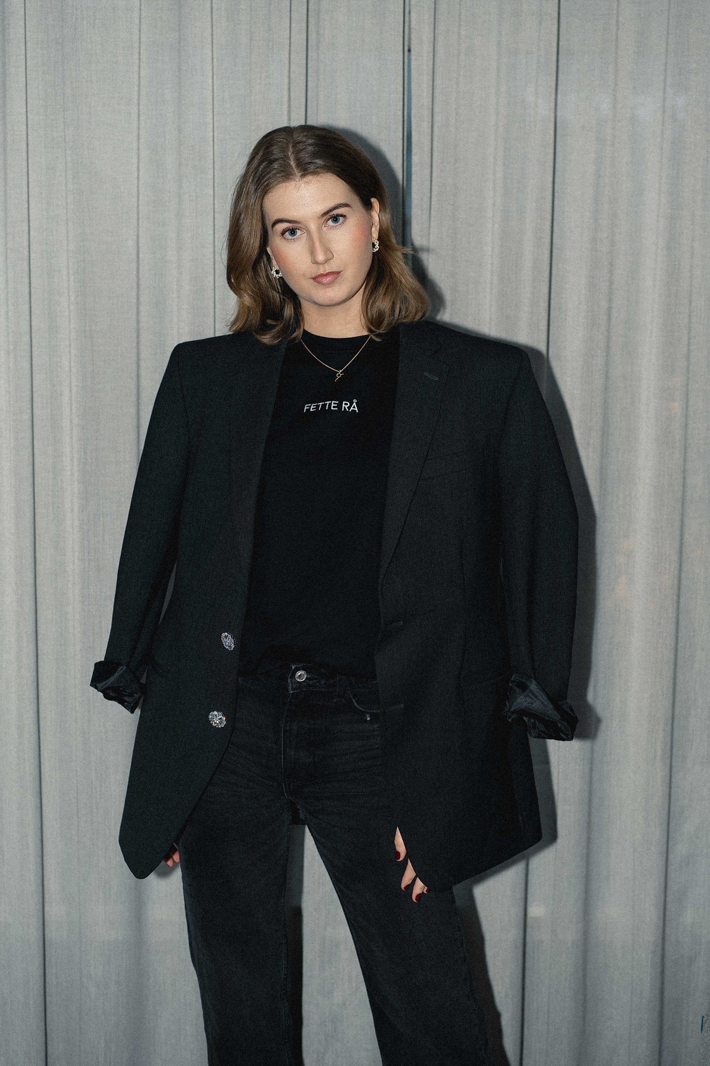 Lyng Fette Rå T-skjorte - Sort