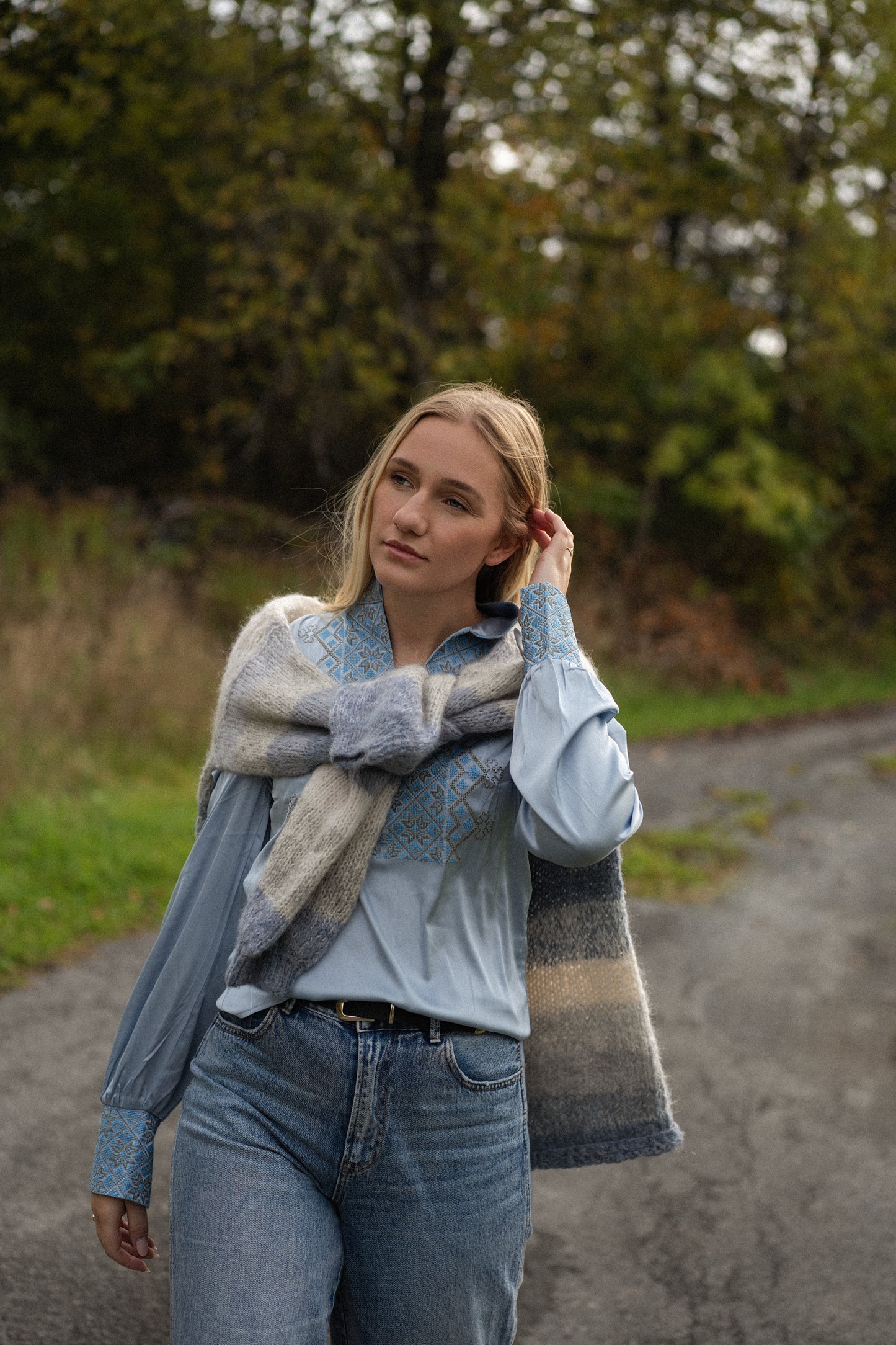 Drømmebluse Lys Blå