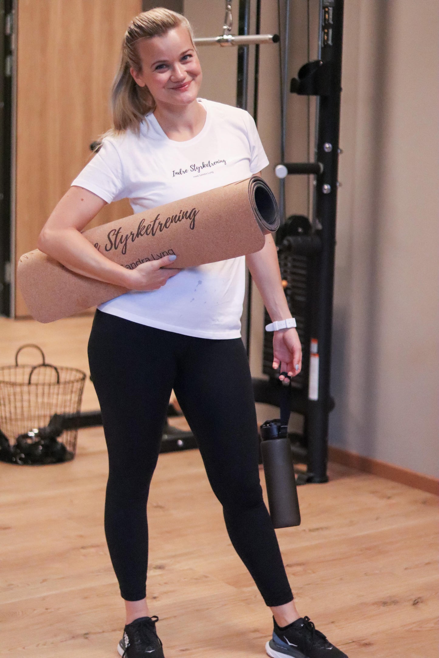 Indre Styrketrening Kork Yogamatte Blader