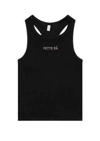 Svart Lyng Tank Top -  Fette rå