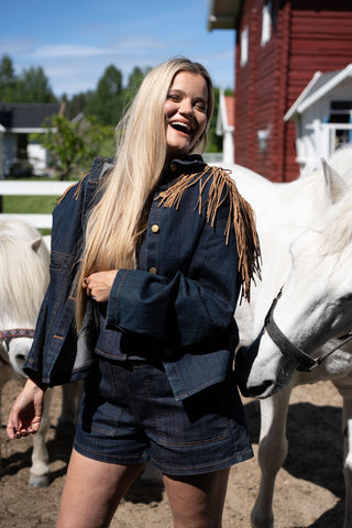 Frizzy Billie Jeans Jacket Denim