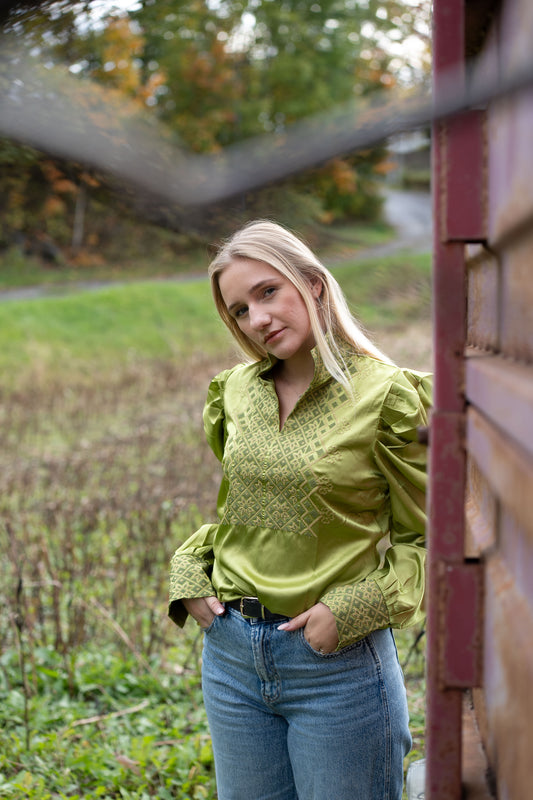 Drømmeblusen Grønn