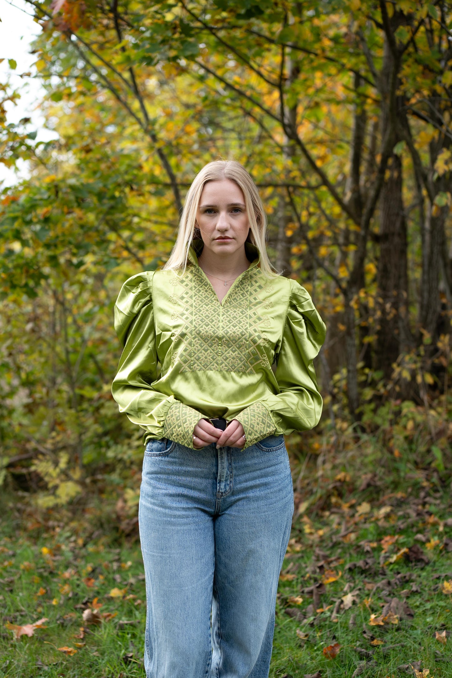 Drømmeblusen Grønn