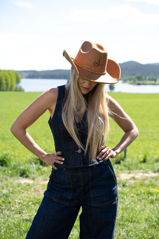 Cowboy hatt - Cognac
