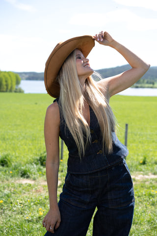 Cowboy hatt - Cognac