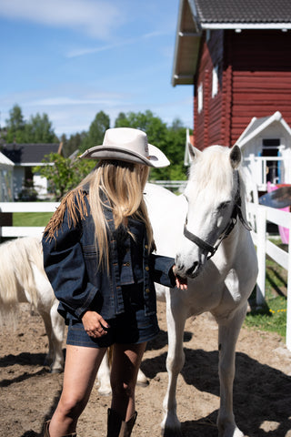 Frizzy Billie Jeans Jacket Denim