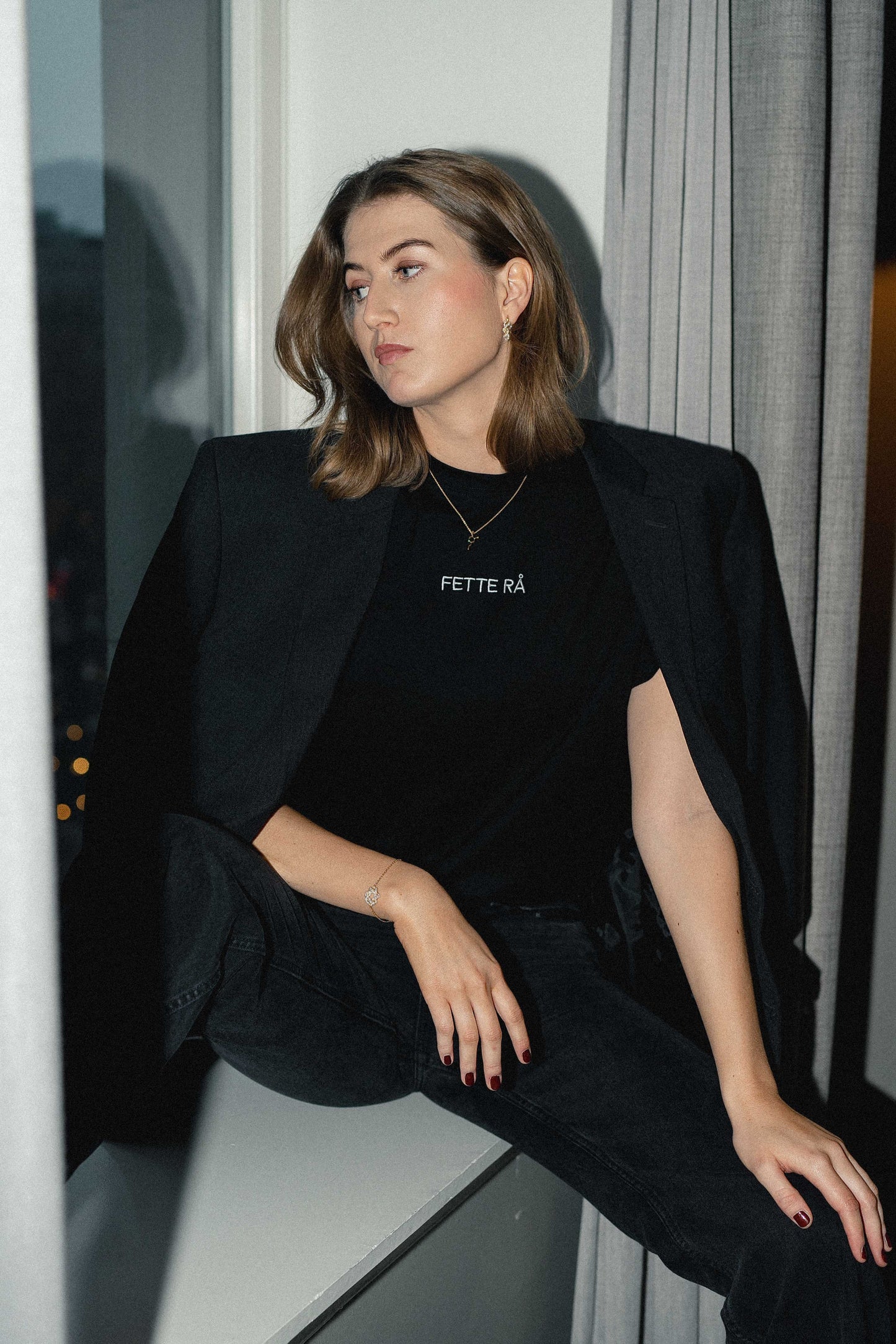 Lyng Fette Rå T-skjorte - Sort