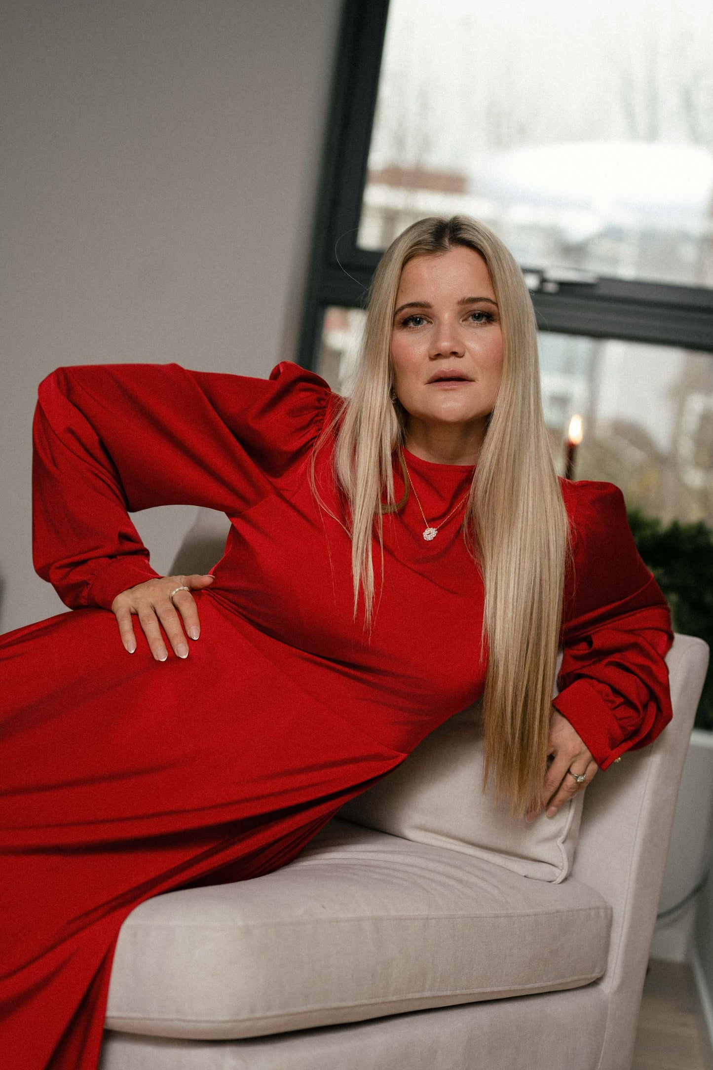 Madikken kjole - Rød