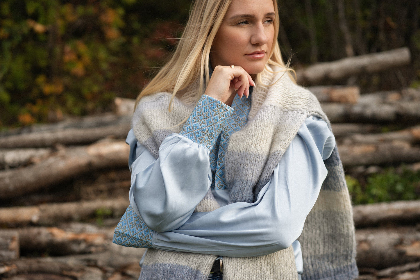 Drømmebluse Lys Blå