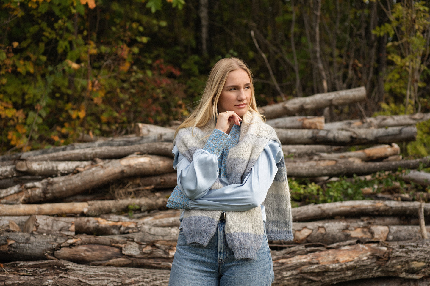 Drømmebluse Lys Blå