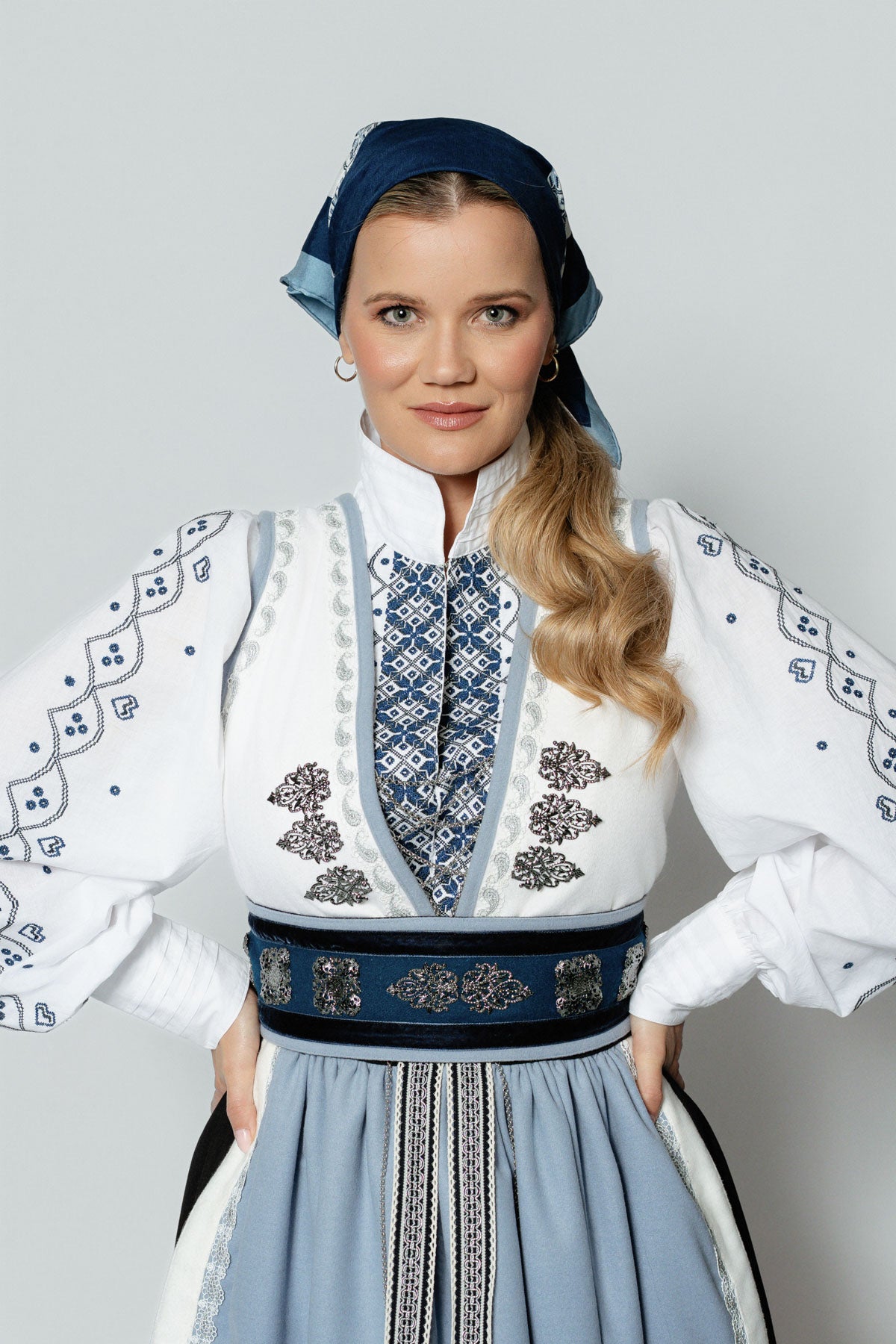 Fjordsylv trekkekjede med maljer, oksidert