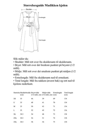 Madikken kjole - Sort