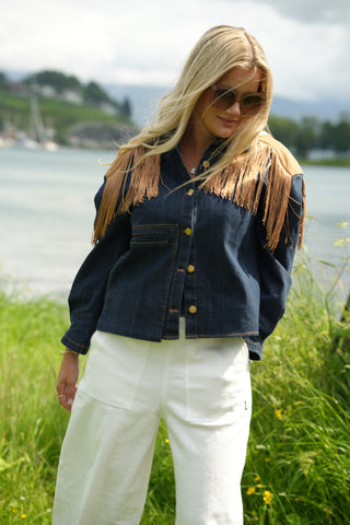 Frizzy Billie Jeans Jacket Denim