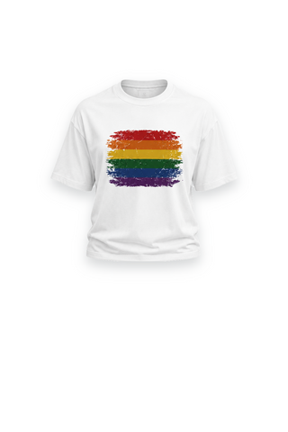 Pride T-skjorte hvit