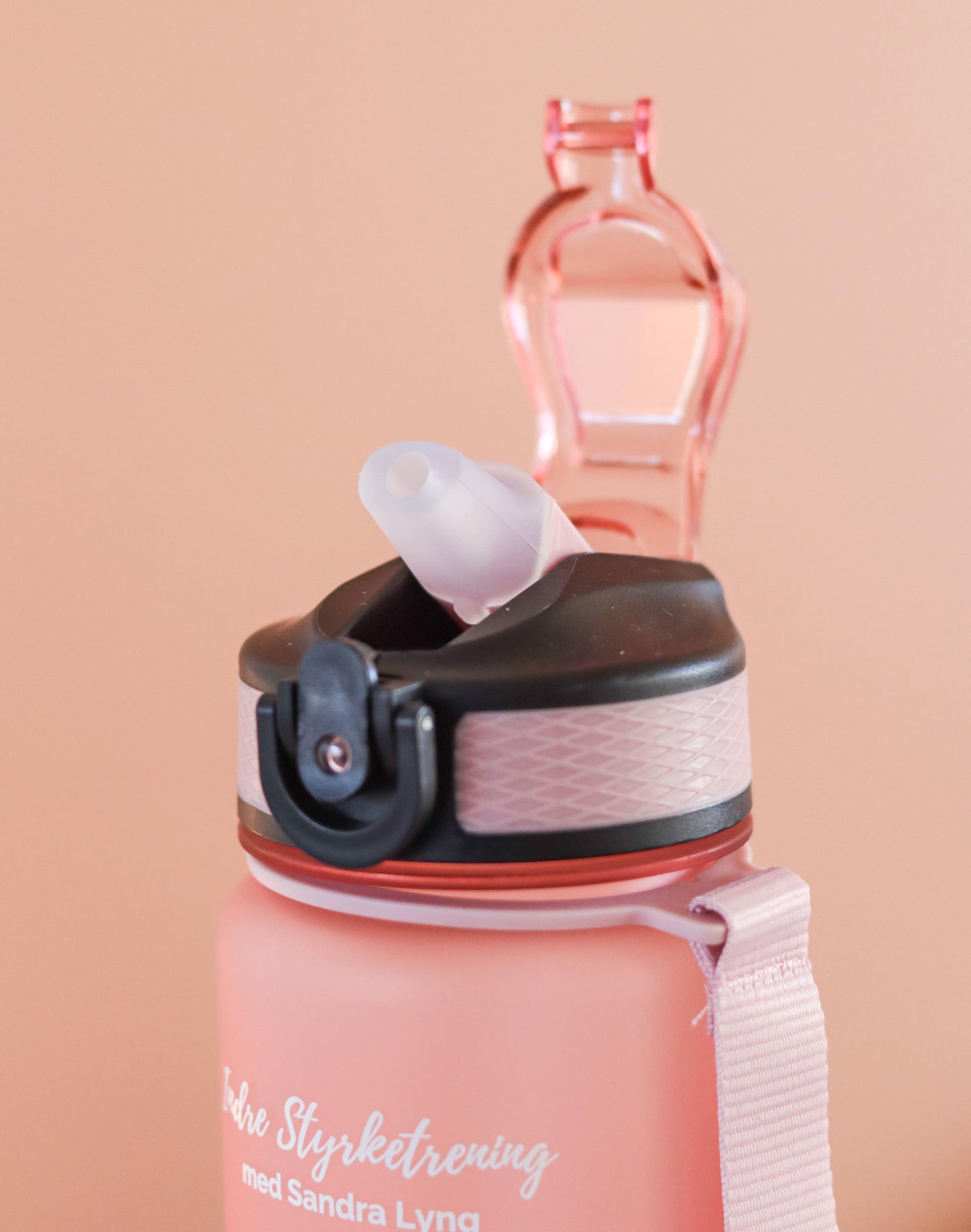 Indre Styrketrening Motivasjonsflaske Rosa